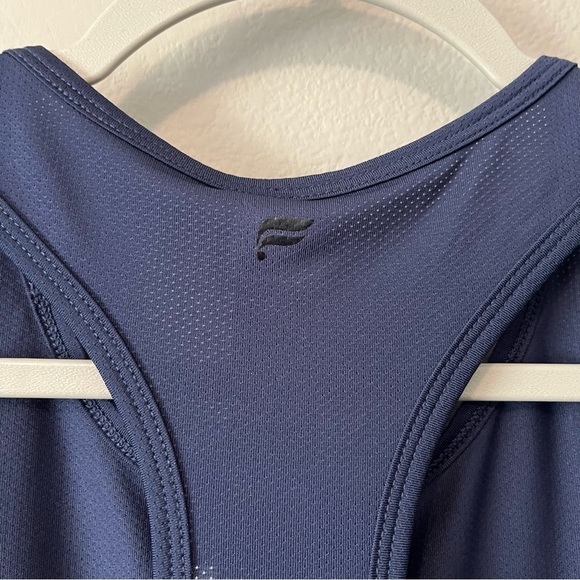 Fabletics NWT Teagan Racerback Tank Top Abyss Blue Size Medium - Picture 7 of 10